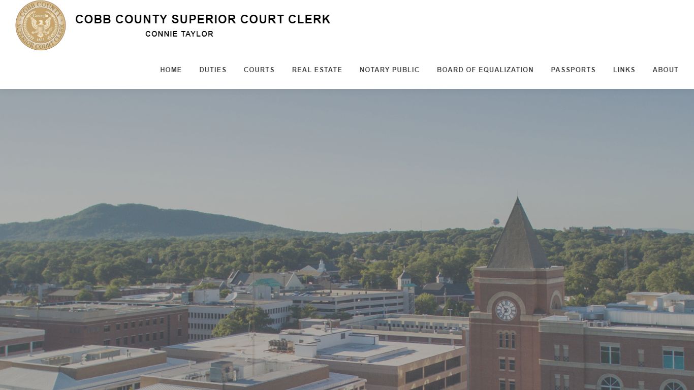 Cobb County Superior Court Clerk – Connie Taylor